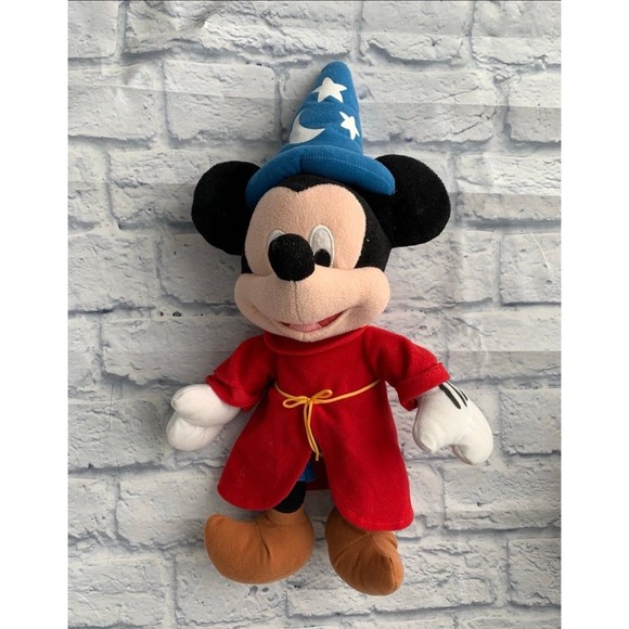 Disney Fantasia Mickey mouse wizard plush toy - Picture 1 of 5